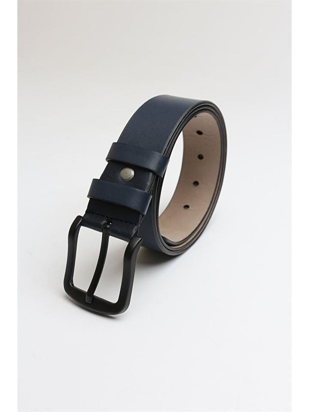 Koyu Lacivert Suni Deri Analin Kemer 1046225101