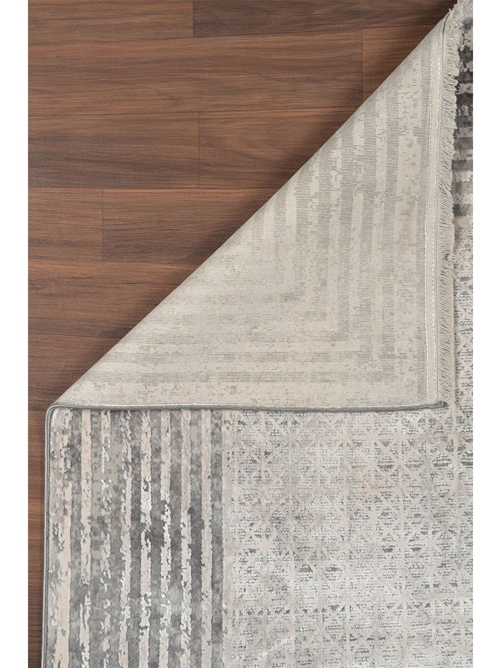 Gri Granada 6078 Akrilik Modern Dokuma Halı-80x300-3