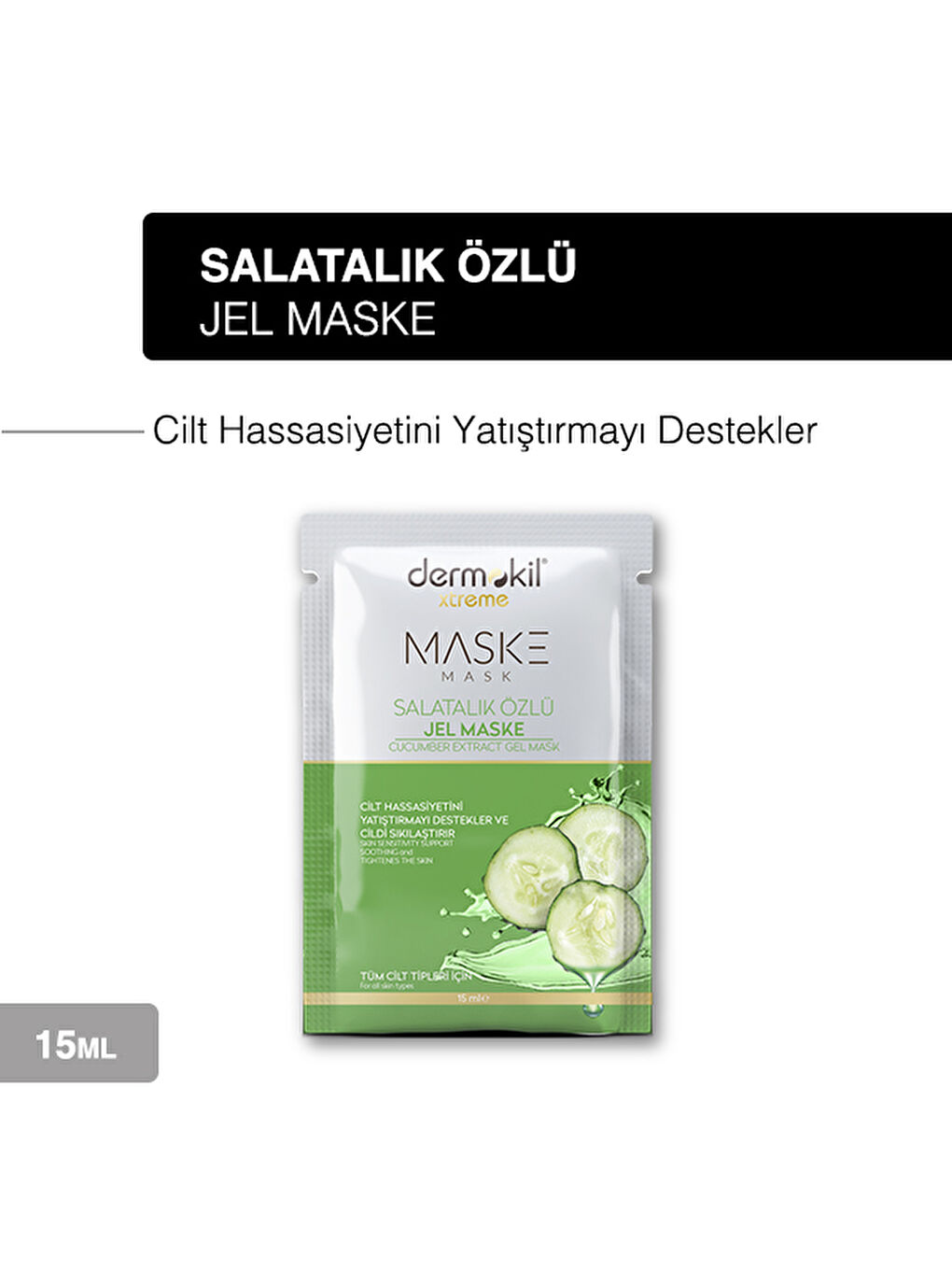 Salatalık Özlü Jel Maske 15 ml-1