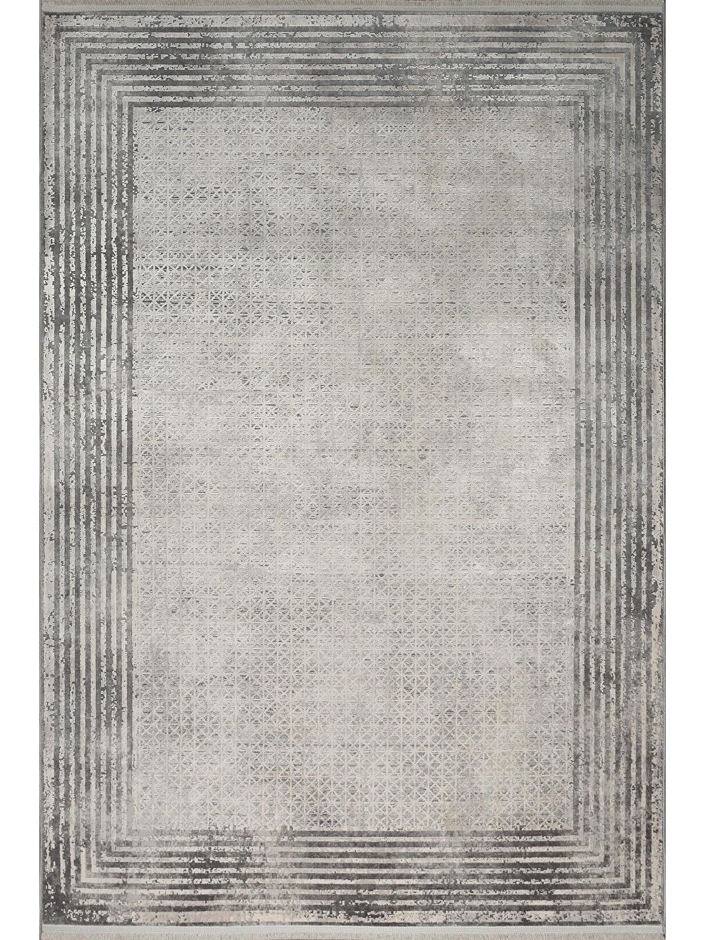 Gri Granada 6078 Akrilik Modern Dokuma Halı-80x300-4