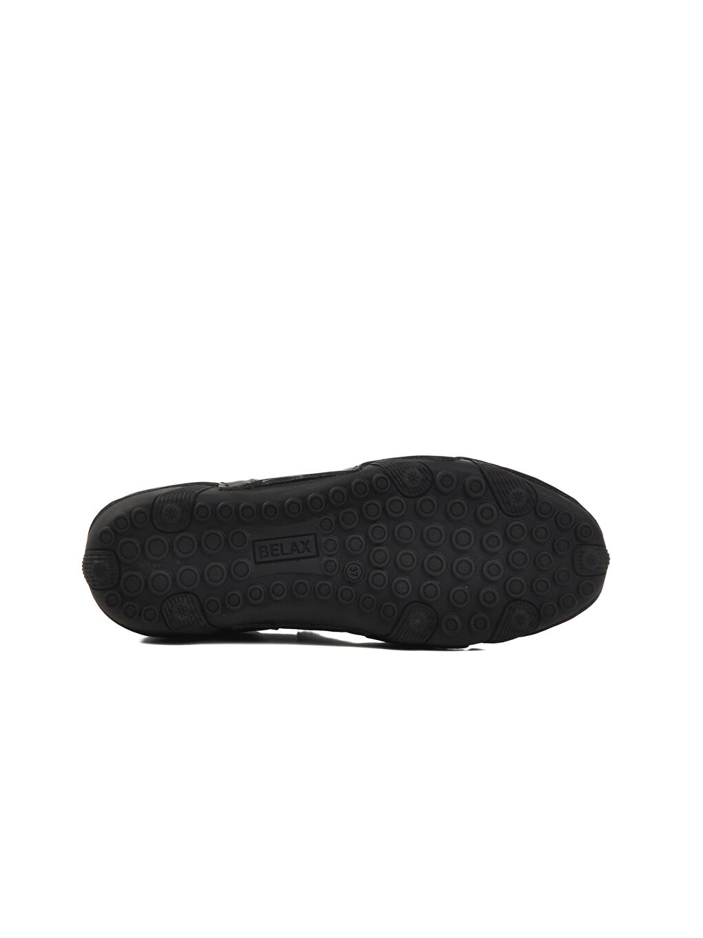 Siyah Hakiki Deri Kadın Casual Ayakkabı 124-3 Z-4