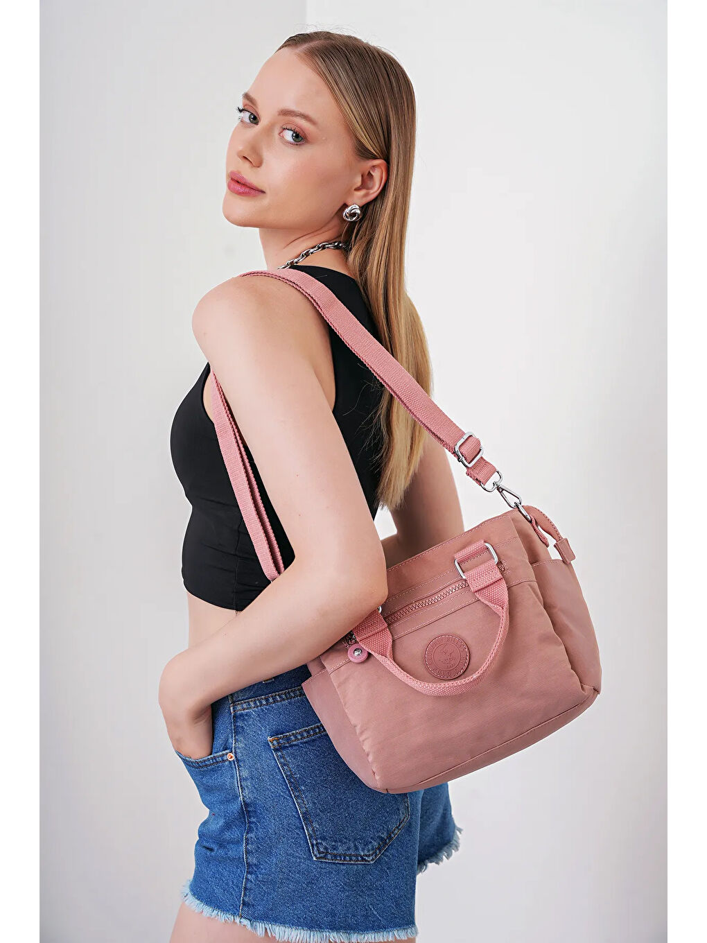 Pembe Kadın Omuz Çantası BHPC6007-3