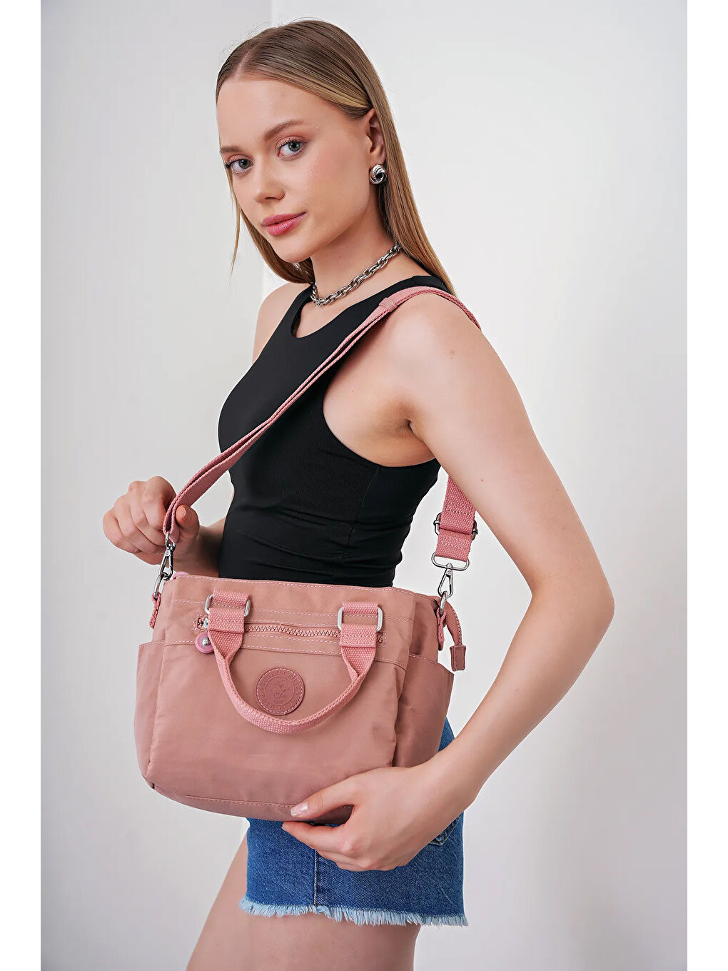 Pembe Kadın Omuz Çantası BHPC6007-4