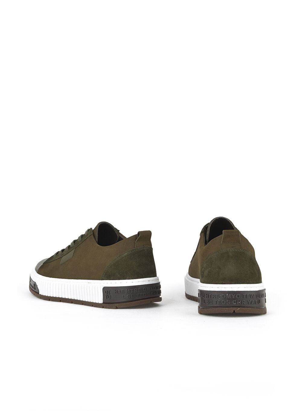 Erkek Hakiki Deri Ayakkabı 1511040ZY2321 Haki-2