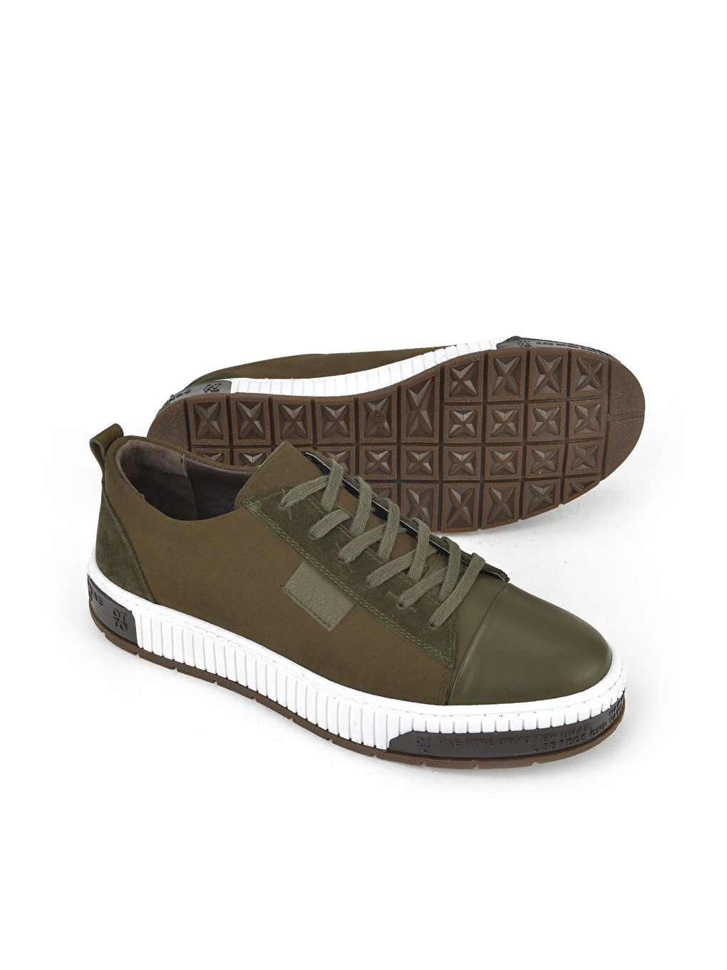 Erkek Hakiki Deri Ayakkabı 1511040ZY2321 Haki-3