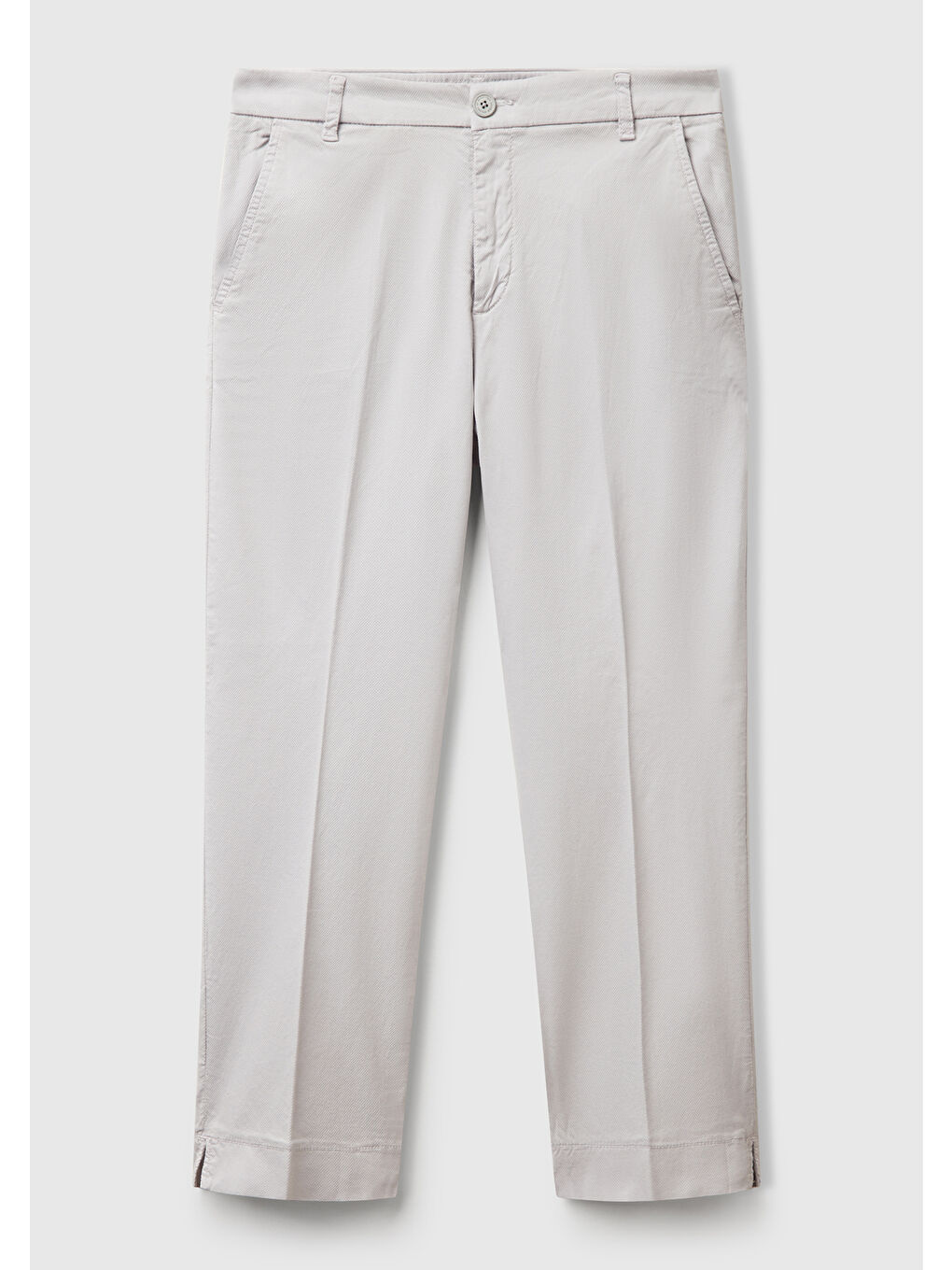 Kadın Gri Mevsimlik Chino Pantolon-1