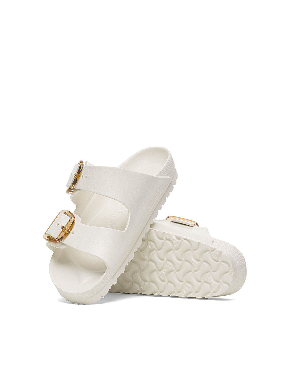 Beyaz Kadın Terlik 1029651 ARIZONA EVA BIG BUCKLE Eggshell-5