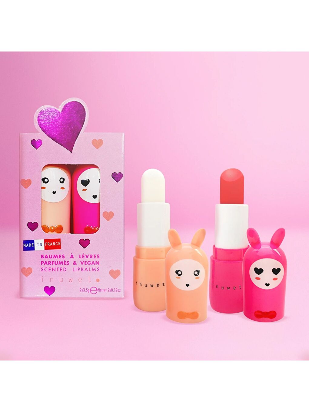 Carla 2'li Dudak Balmı Seti Vanilya Hindistan Cevizi ve Kiraz Aromalı-4