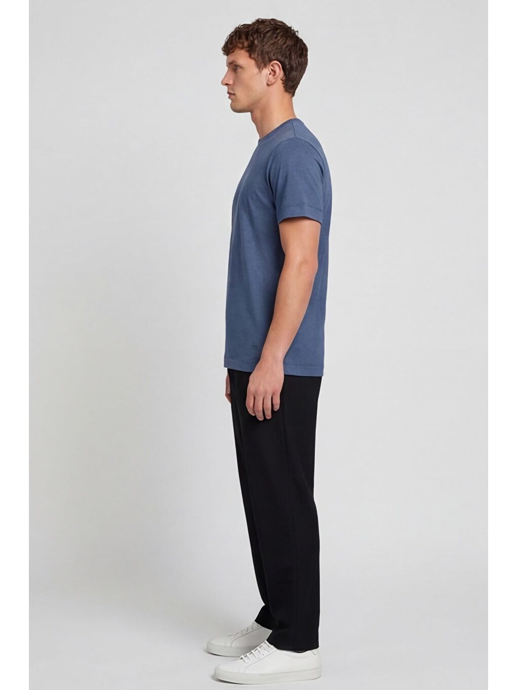 Mavi Erkek İndigo Normal Kesim Regular Fit %100 Pamuk Bisiklet Yaka Basic Tişört-2