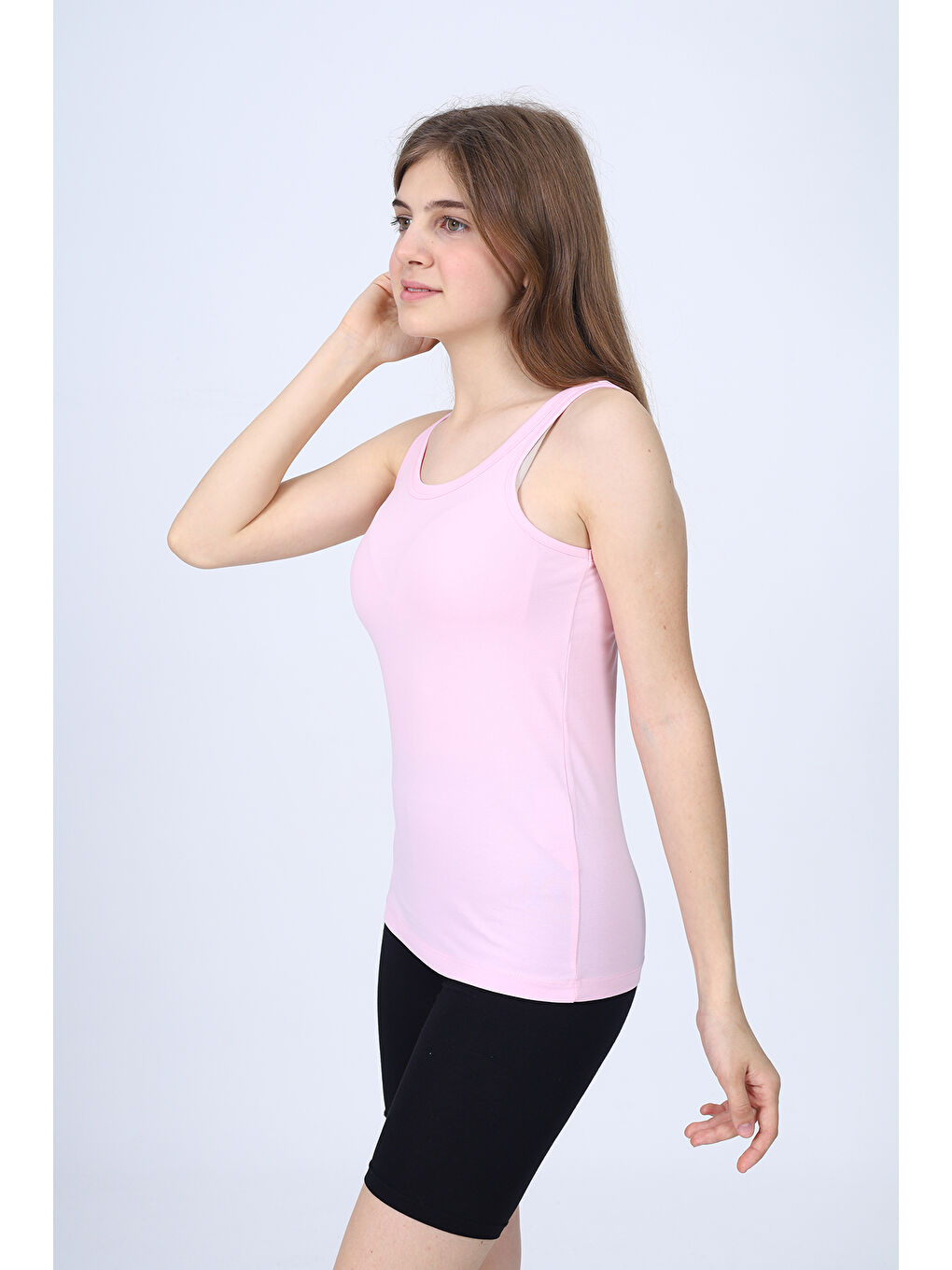 Pembe Kız Çocuk Atlet-1