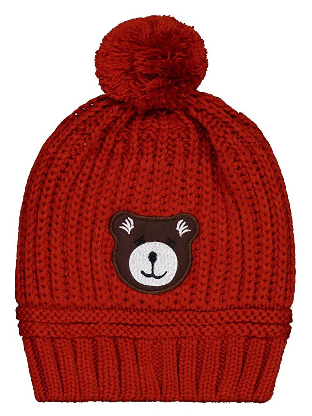 Kahverengi Boys 2-5 Yaş Atkı Bere Eldiven Set - Turuncu Standart-2