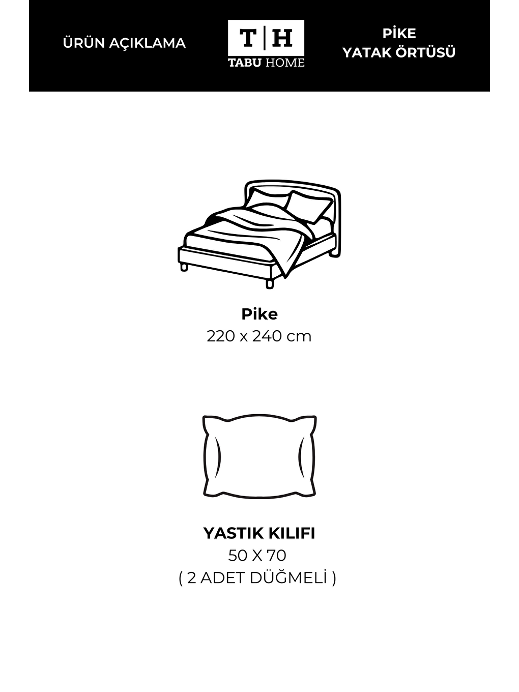 Bej Pembe Geometrik Pike Yatak Örtüsü-1