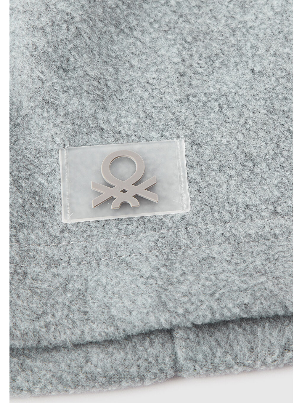 Erkek Çocuk Gri Melanj Logo Detaylı Bere-2