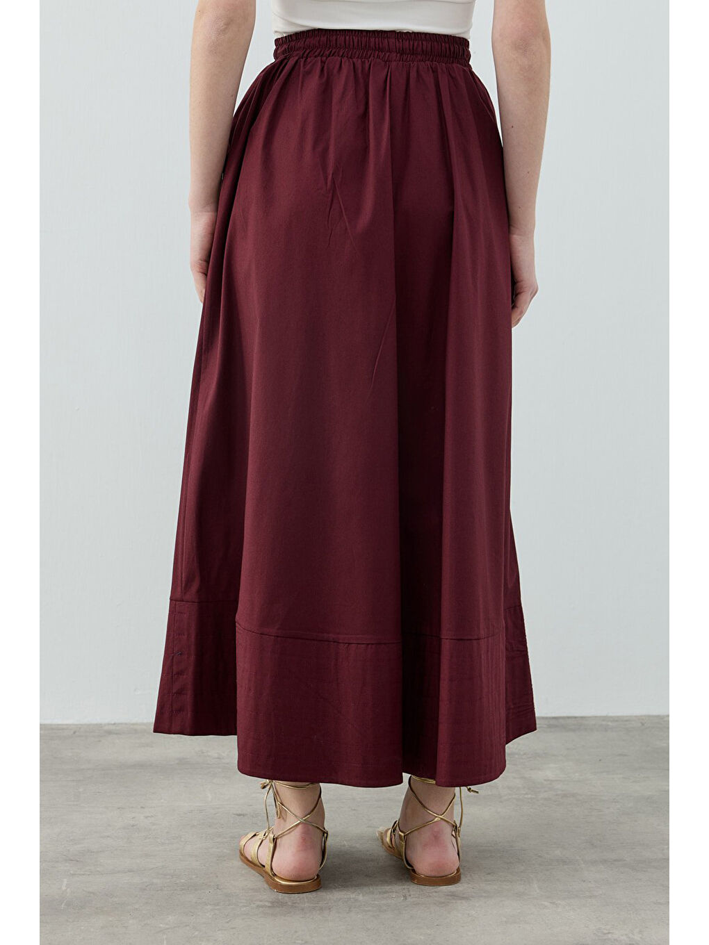 Merwish New Pop Etek 1631 Bordo-2