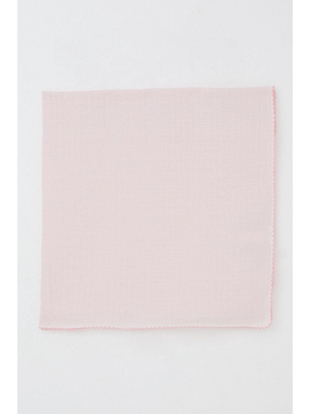Yenidoğan Bebek Müslin Battaniye Kendinden Desenli Pembe (76 X 92 Cm)