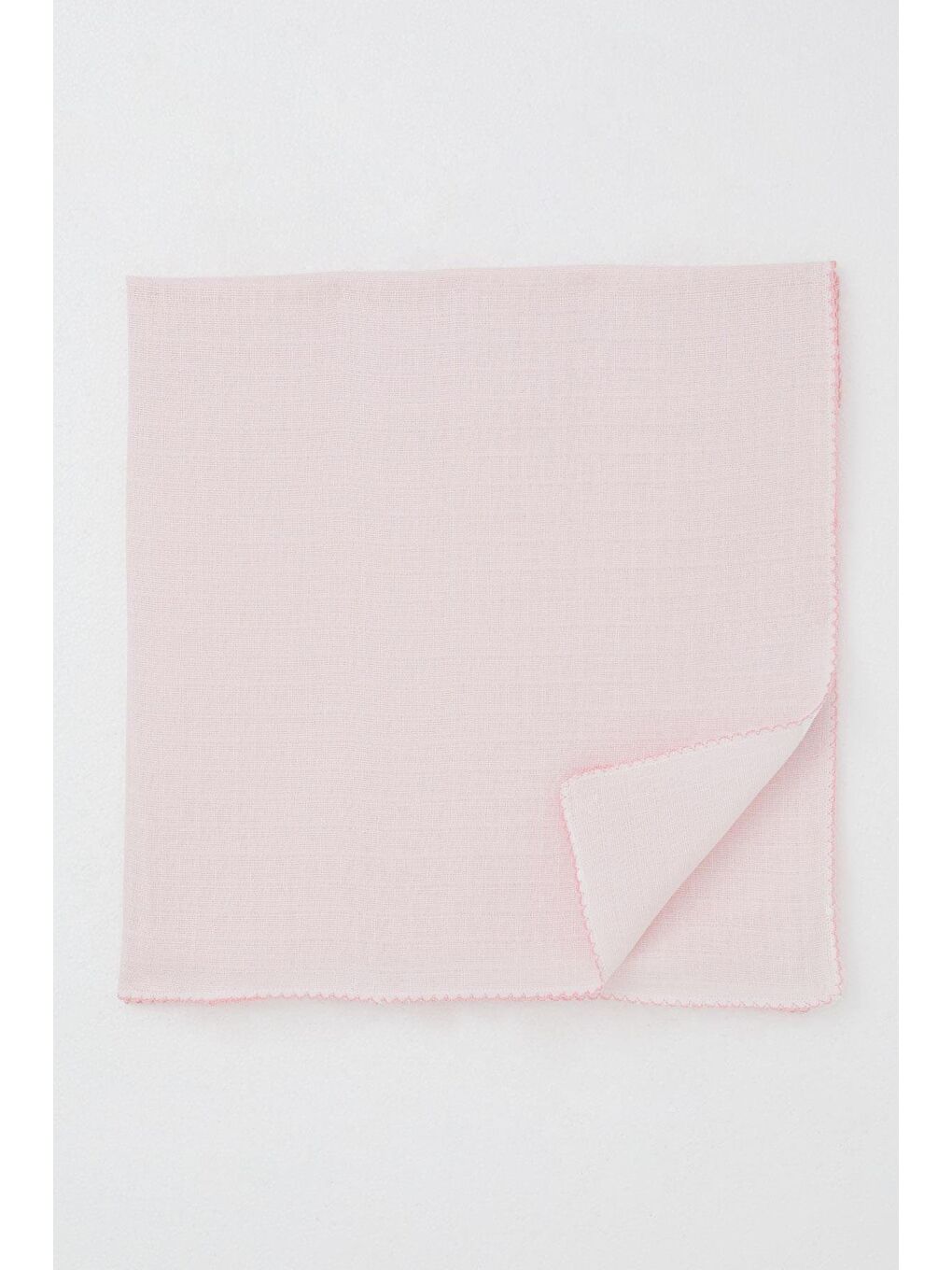 Yenidoğan Bebek Müslin Battaniye Kendinden Desenli Pembe (76 X 92 Cm)-1