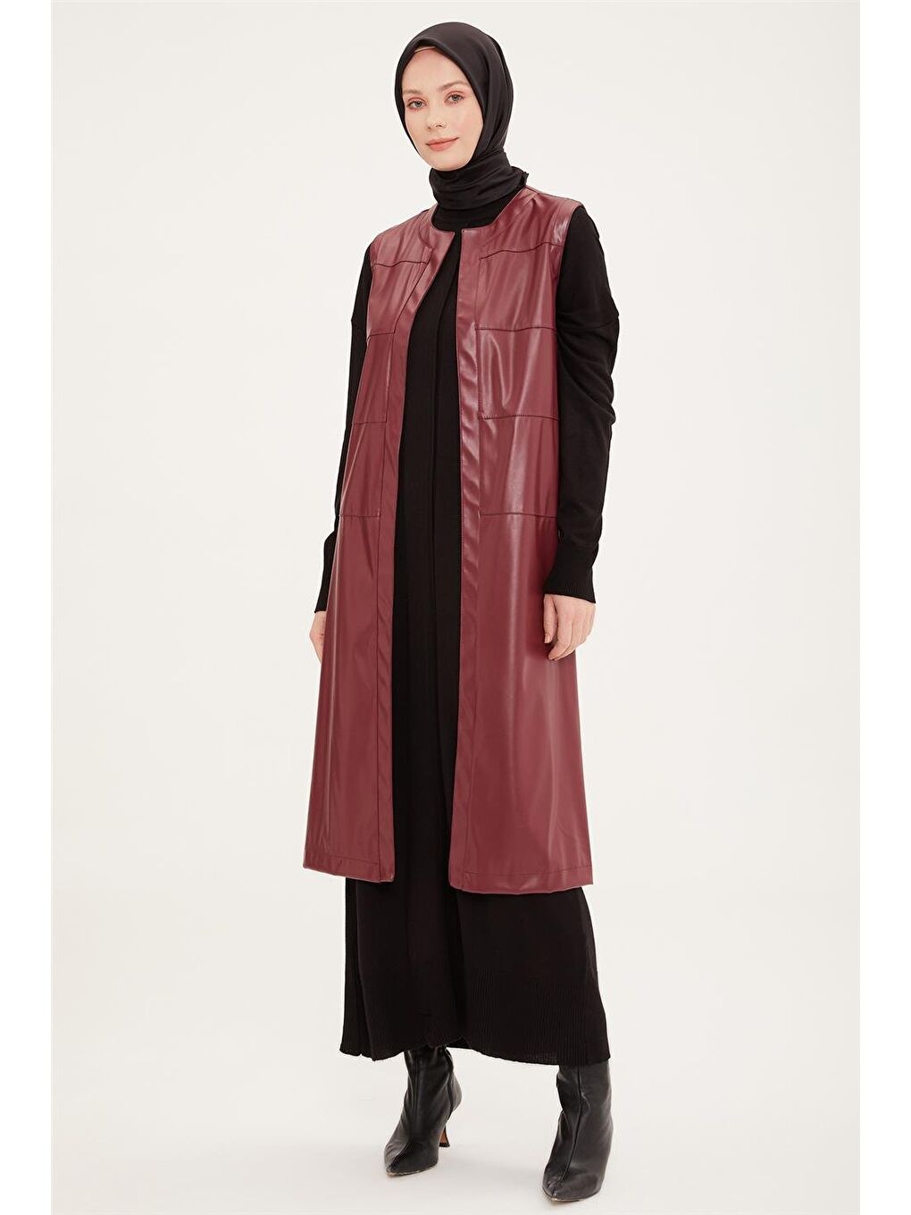 Yelek 22Kd3303 Bordo-1