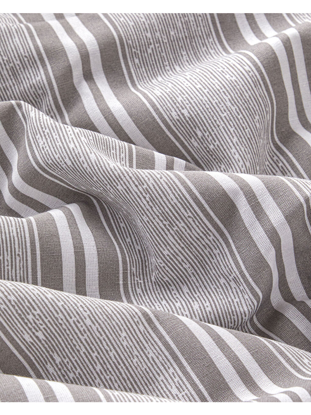 Sleek Lines Kolay Ütülenir Tek Kişilik Nevresim Takımı 160x220 cm Gri-6