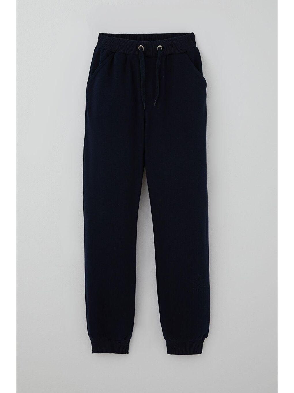 Erkek Çocuk Eşofman Altı Bağcık Aksesuarlı Cepli Lacivert (7-11 Yaş)-1