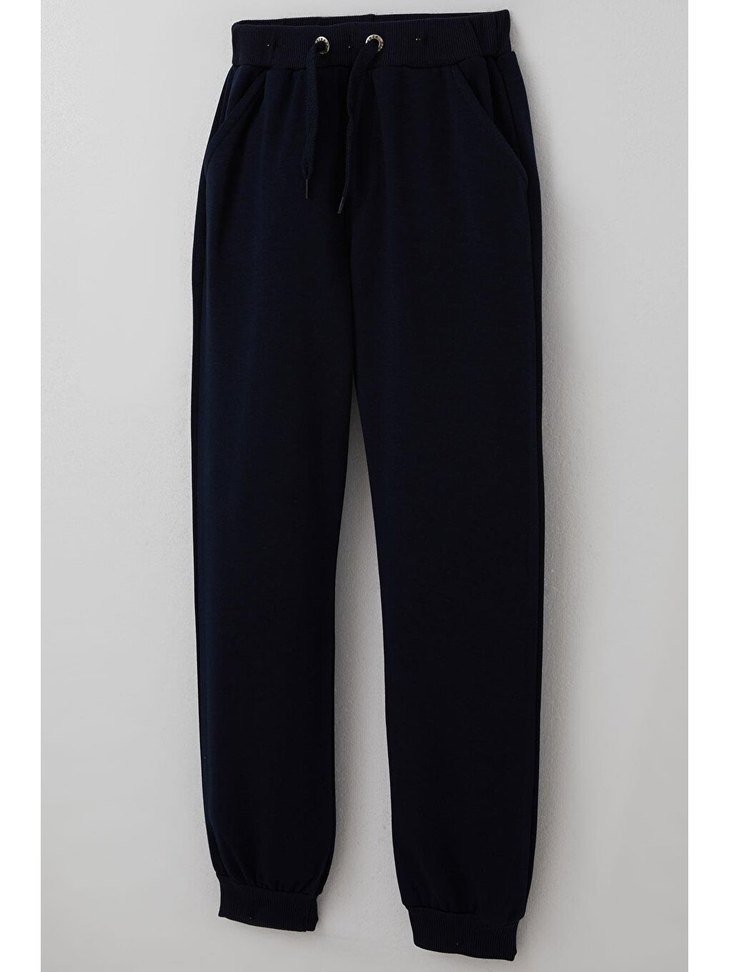 Erkek Çocuk Eşofman Altı Bağcık Aksesuarlı Cepli Lacivert (7-11 Yaş)-4