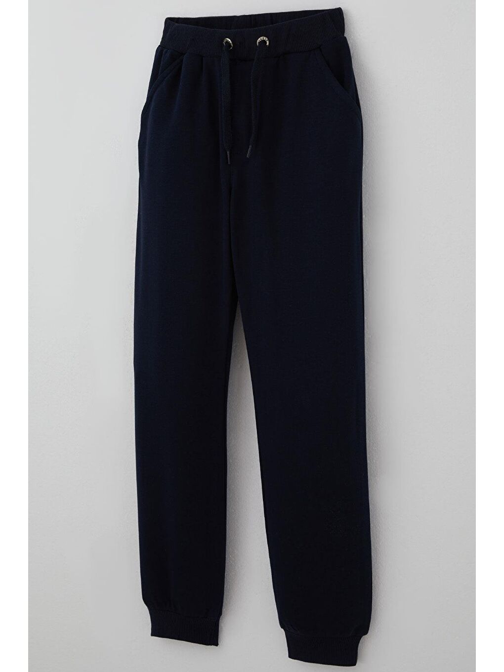 Erkek Çocuk Eşofman Altı Bağcık Aksesuarlı Cepli Lacivert (7-11 Yaş)-5