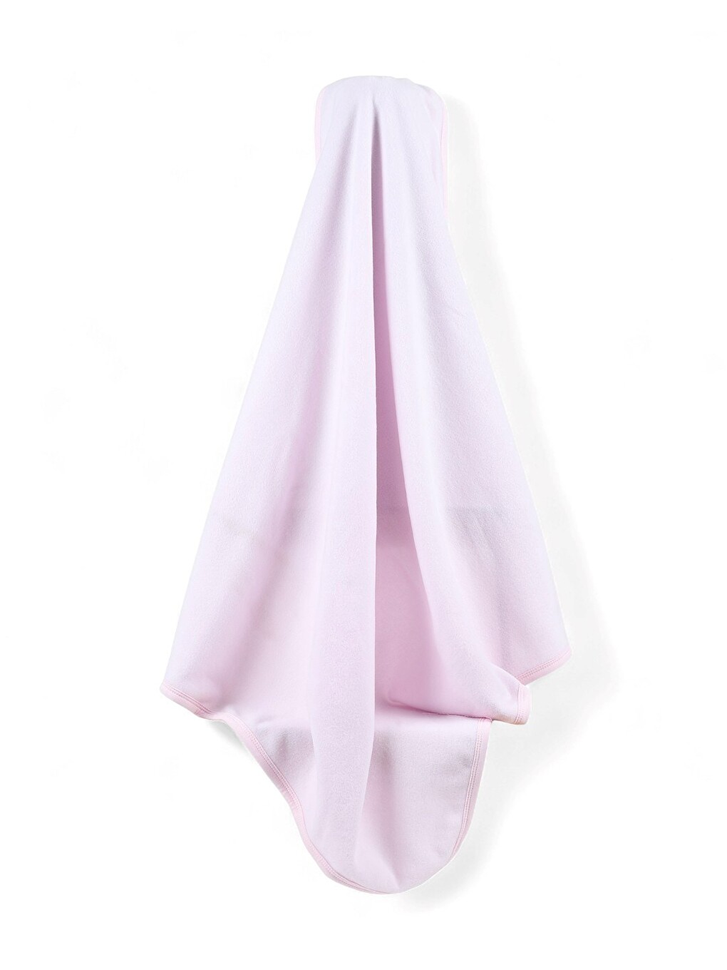 Pembe Sade Polar Kenarları Biyeli Battaniye En:84 Cm Boy: 87 Cm-5