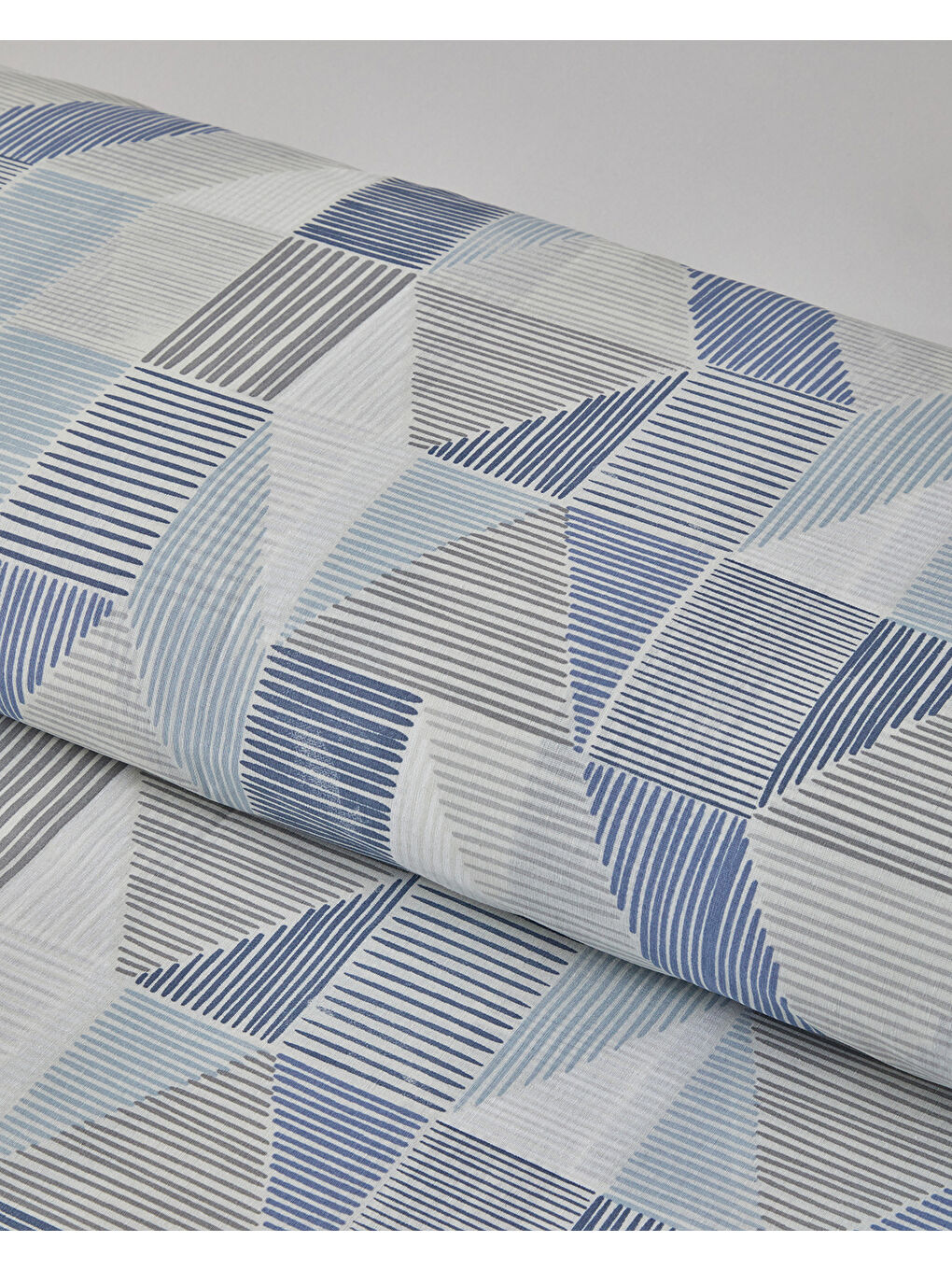 Sea Marine Kolay Ütülenir Tek Kişilik Nevresim Takımı 160x220 cm Mavi - Bej-2