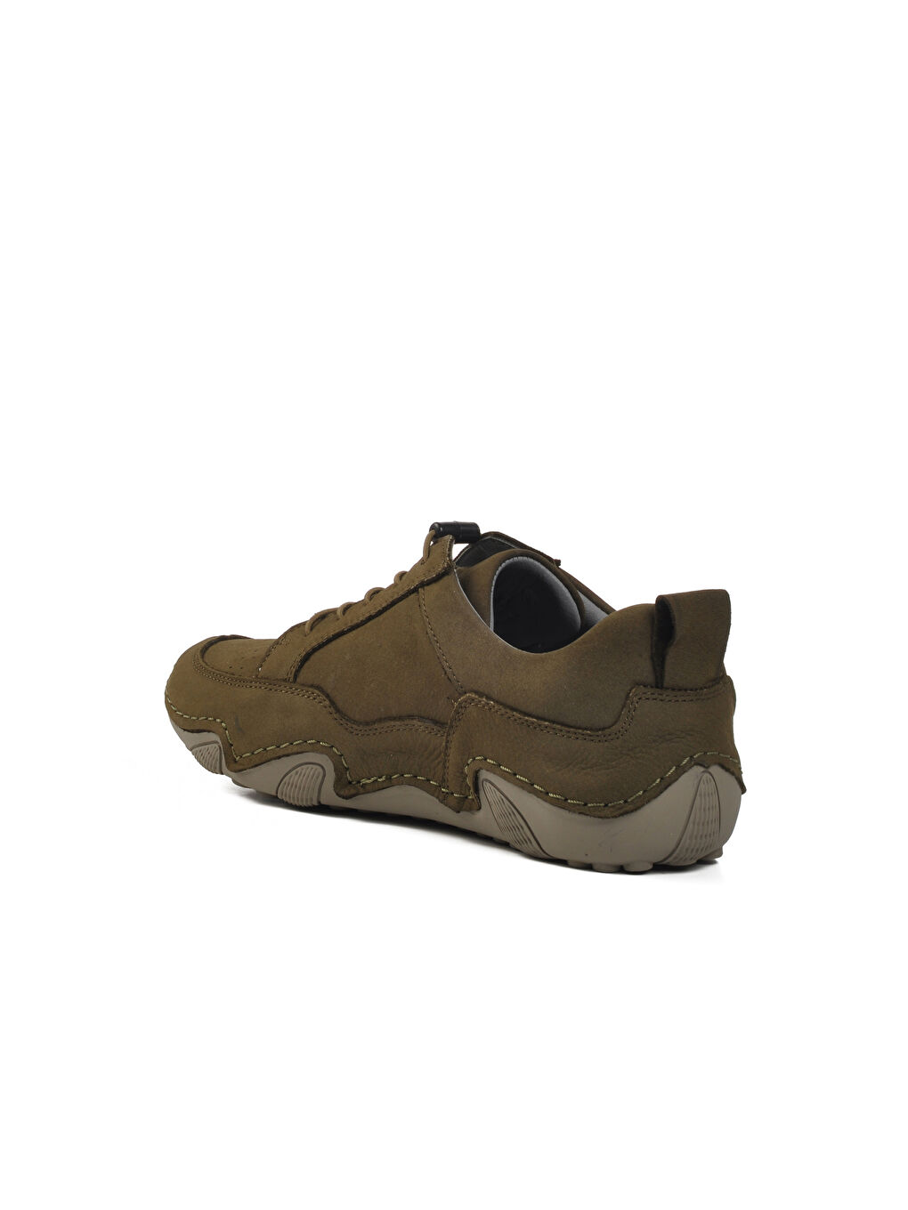 Haki Hakiki Deri Kadın Casual Ayakkabı 125-S Z-3