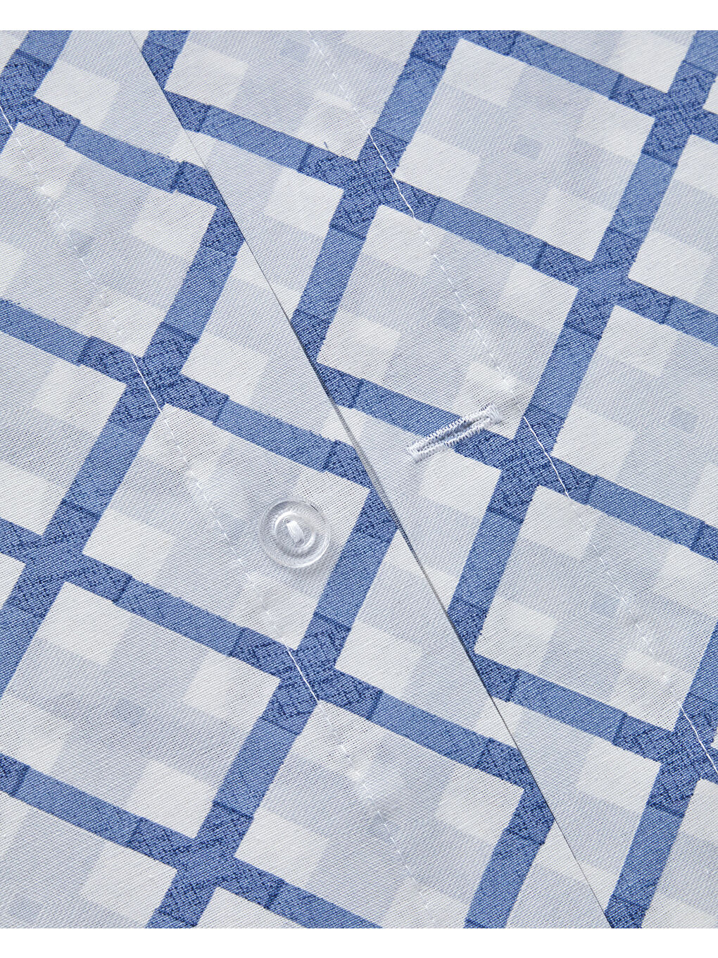 Natural Whirl Kolay Ütülenir Tek Kişilik Nevresim Takımı 160x220 cm Mavi - Bej-6