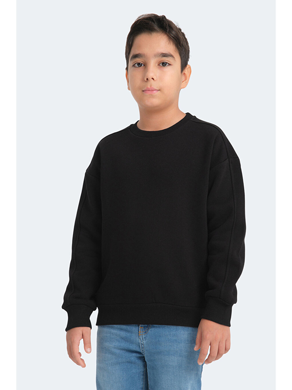 Karışık LOGAN 2 li set Unisex Çocuk Siyah -Taş Gri Sweatshirt-2