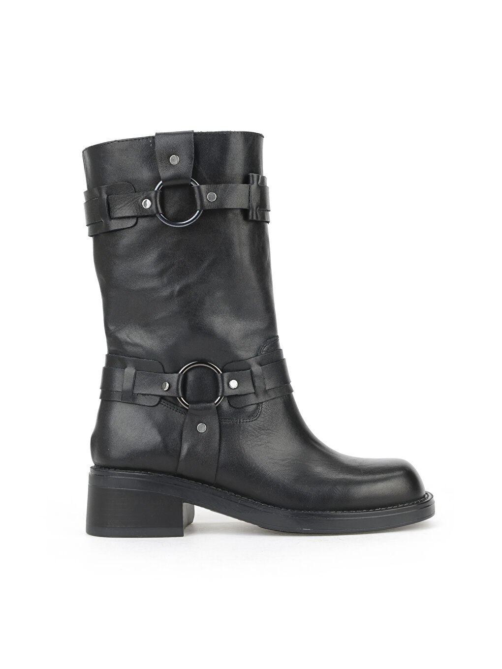 Kadın Hakiki Deri Çizme 1531022Z7619 Siyah