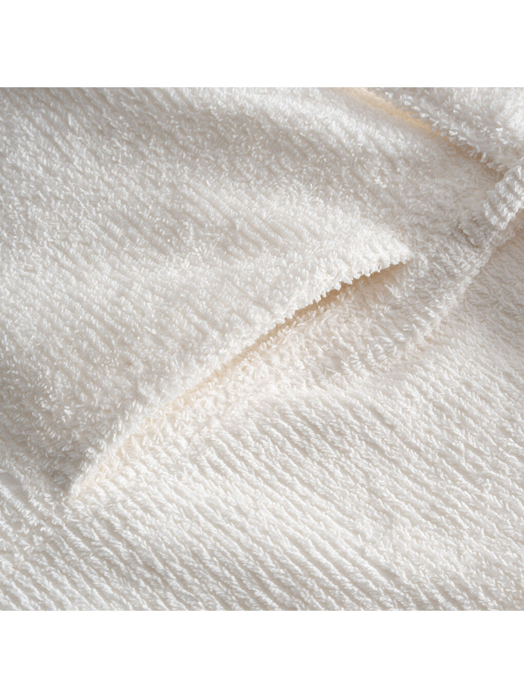 Yeşil Tria Erkek Bornoz %100 Pamuk Jakarlı Krem-Mint-4