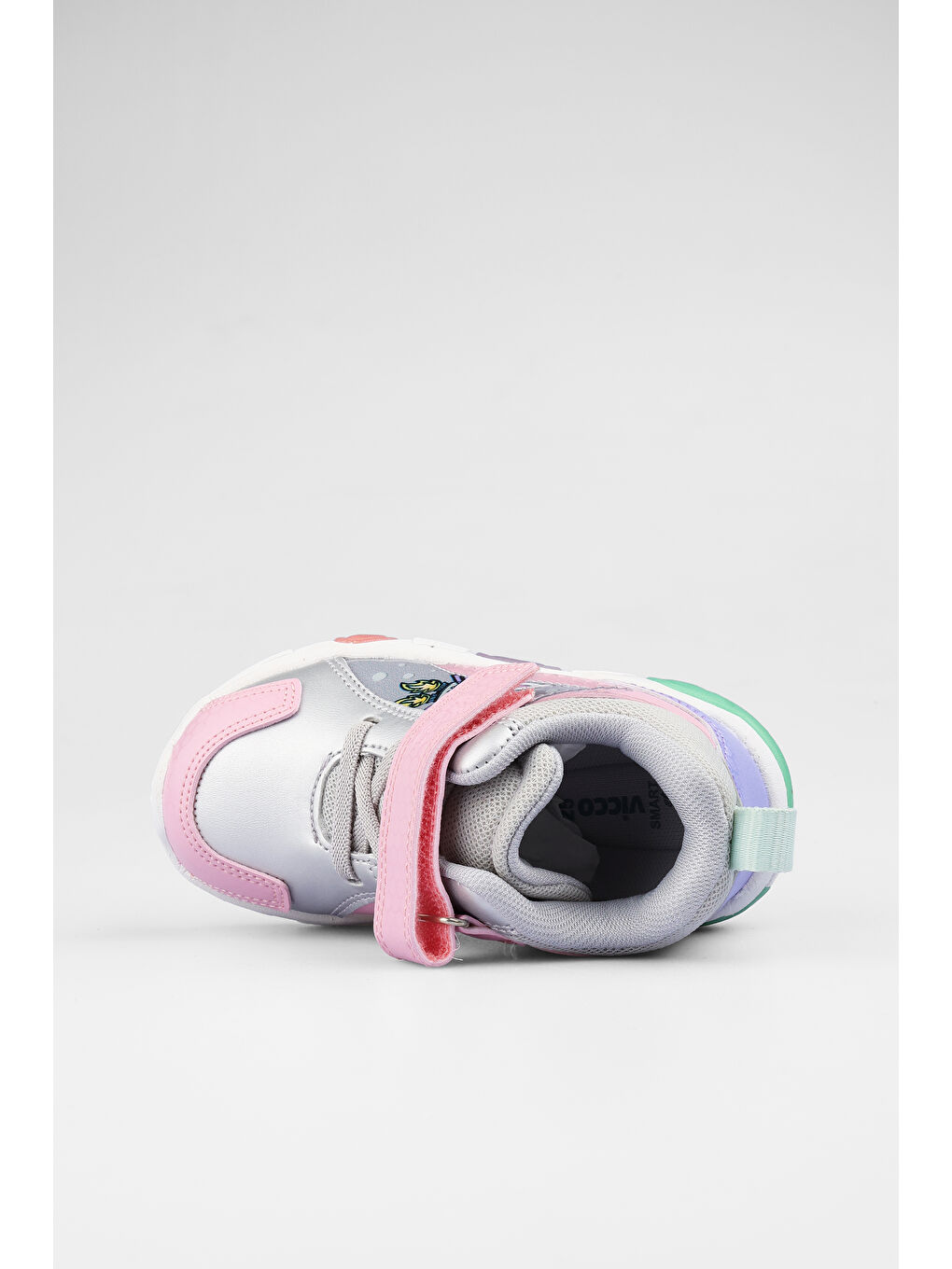 Pembe Rocky Işıklı Kız Bebek Pudra Bot-2