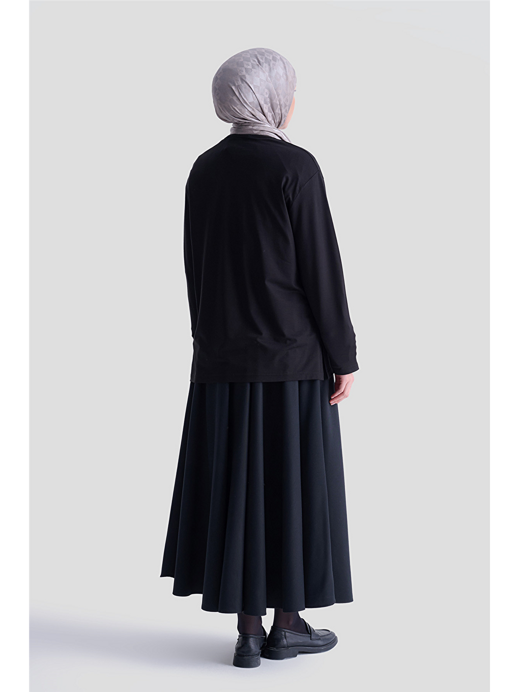 Penye Siyah Bluz-4