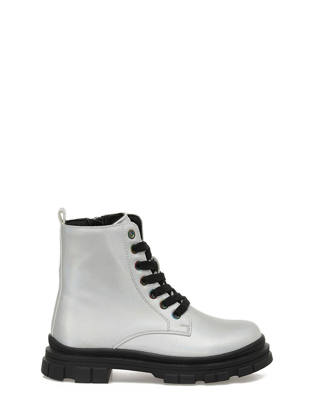 Gri ZESY.F5PR Gümüş Kız Çocuk Biker Bot