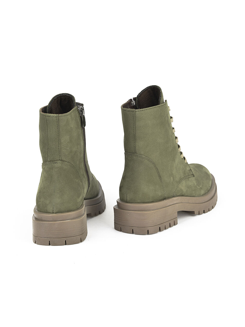 Kadın Hakiki Deri Bot 143359Z3052 Haki-2