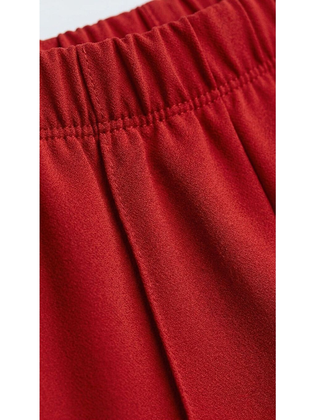 Kız Çocuk %100 Pamuk Kırmızı Pantolon (3-4 Yaş 8-9 Yaş)-3