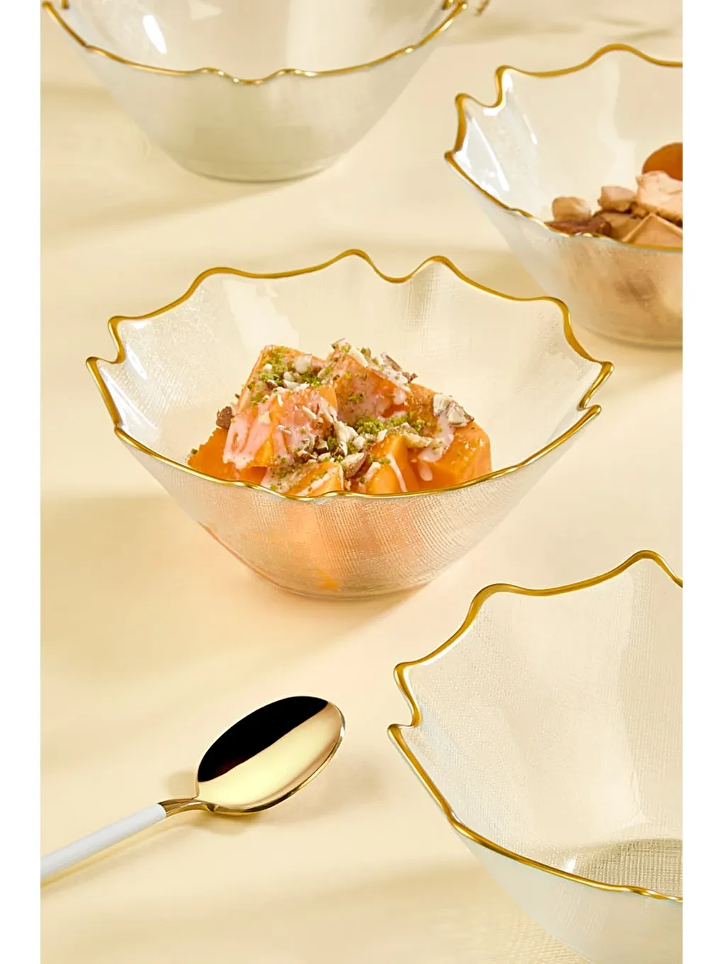 Renksiz Bloom 6 Parça Kase Seti-1