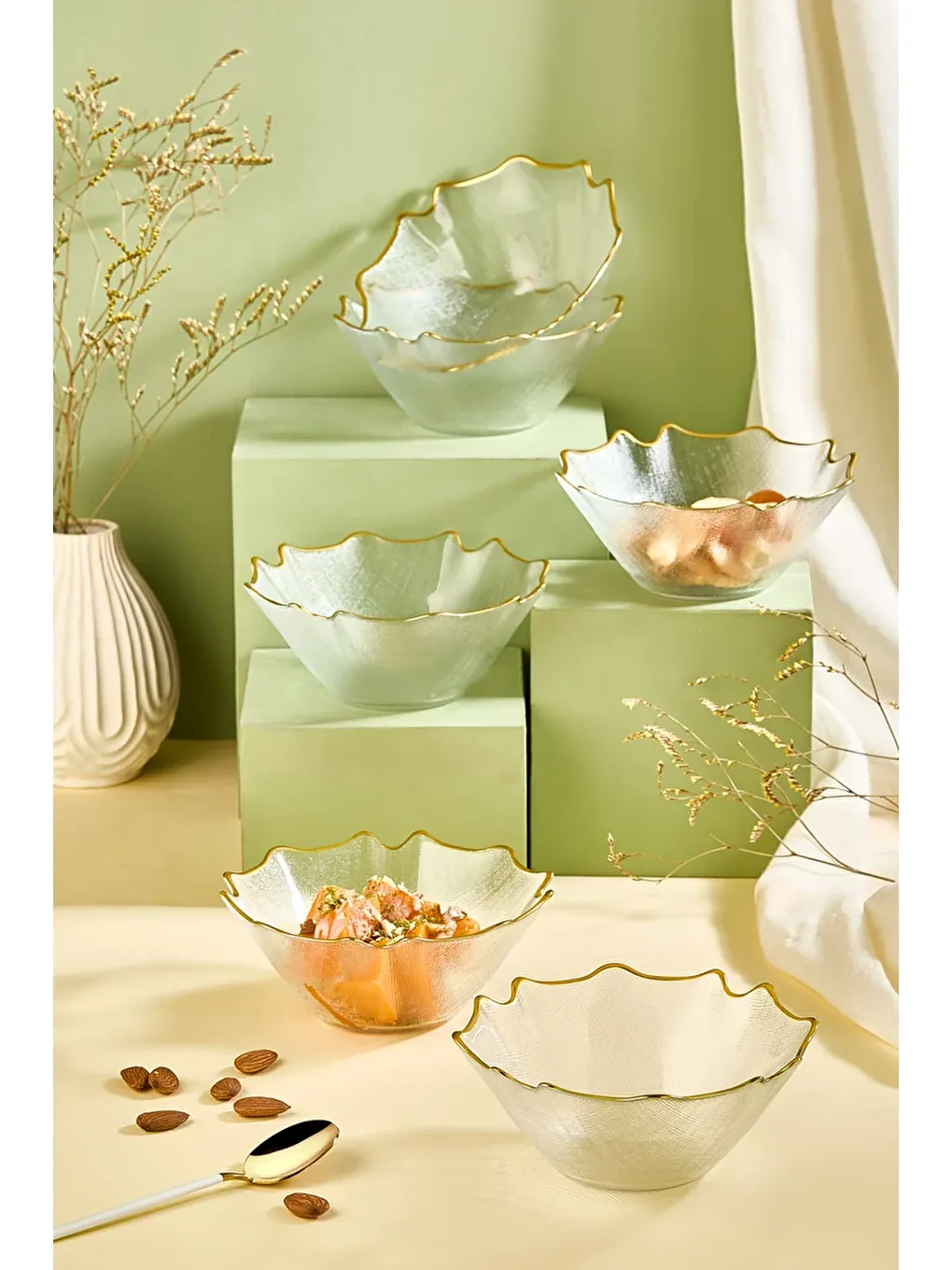 Renksiz Bloom 6 Parça Kase Seti-2