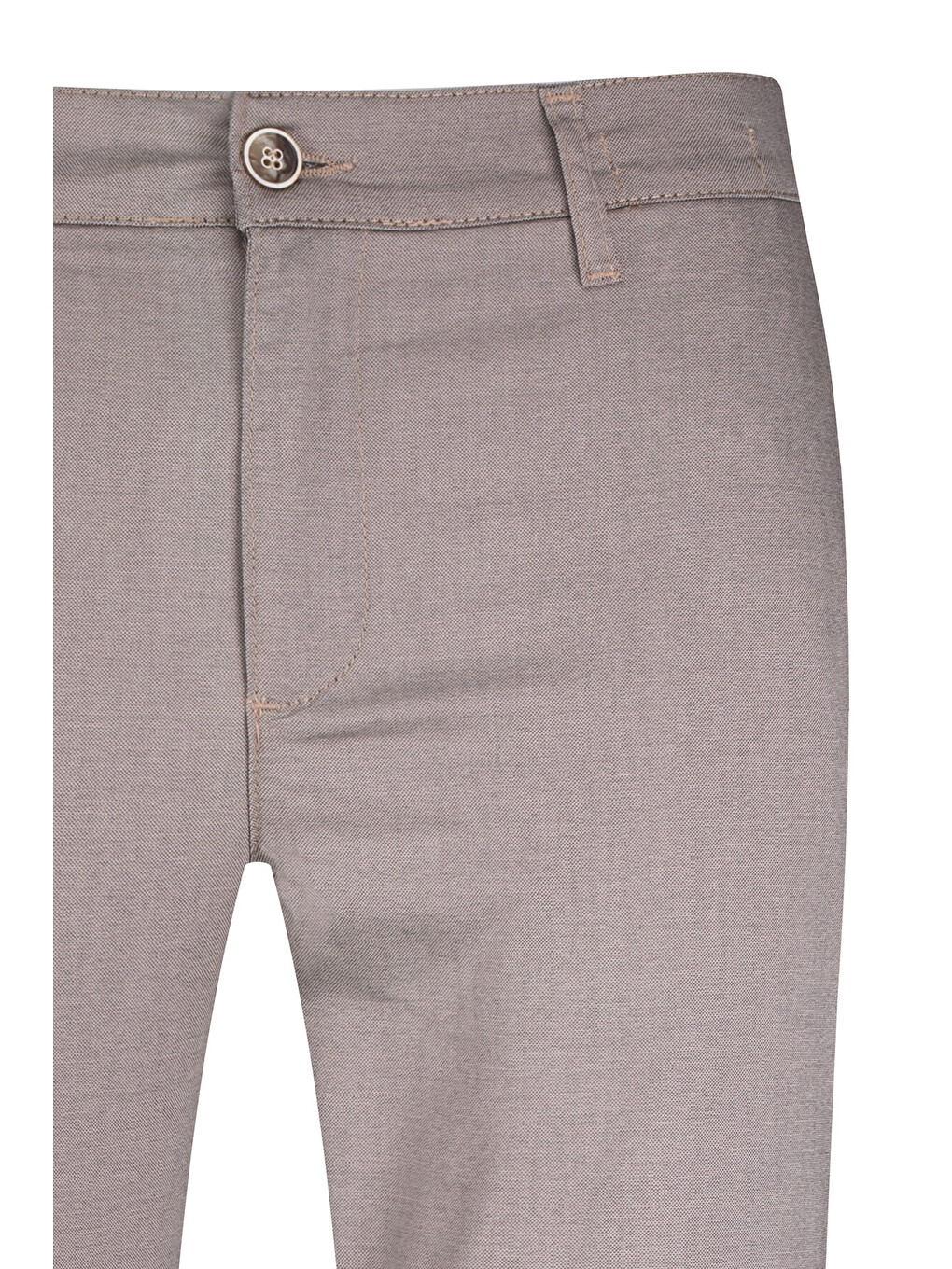 Bej Vizon Regular Fit Yandan Cepli Pamuklu Jogger Pantolon-1