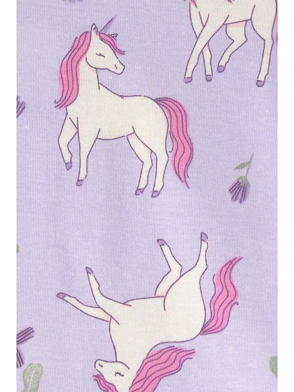 Karışık Küçük Kız Çocuk Pijama Set 2 Yaş-5 Yaş Çok Renkli-2