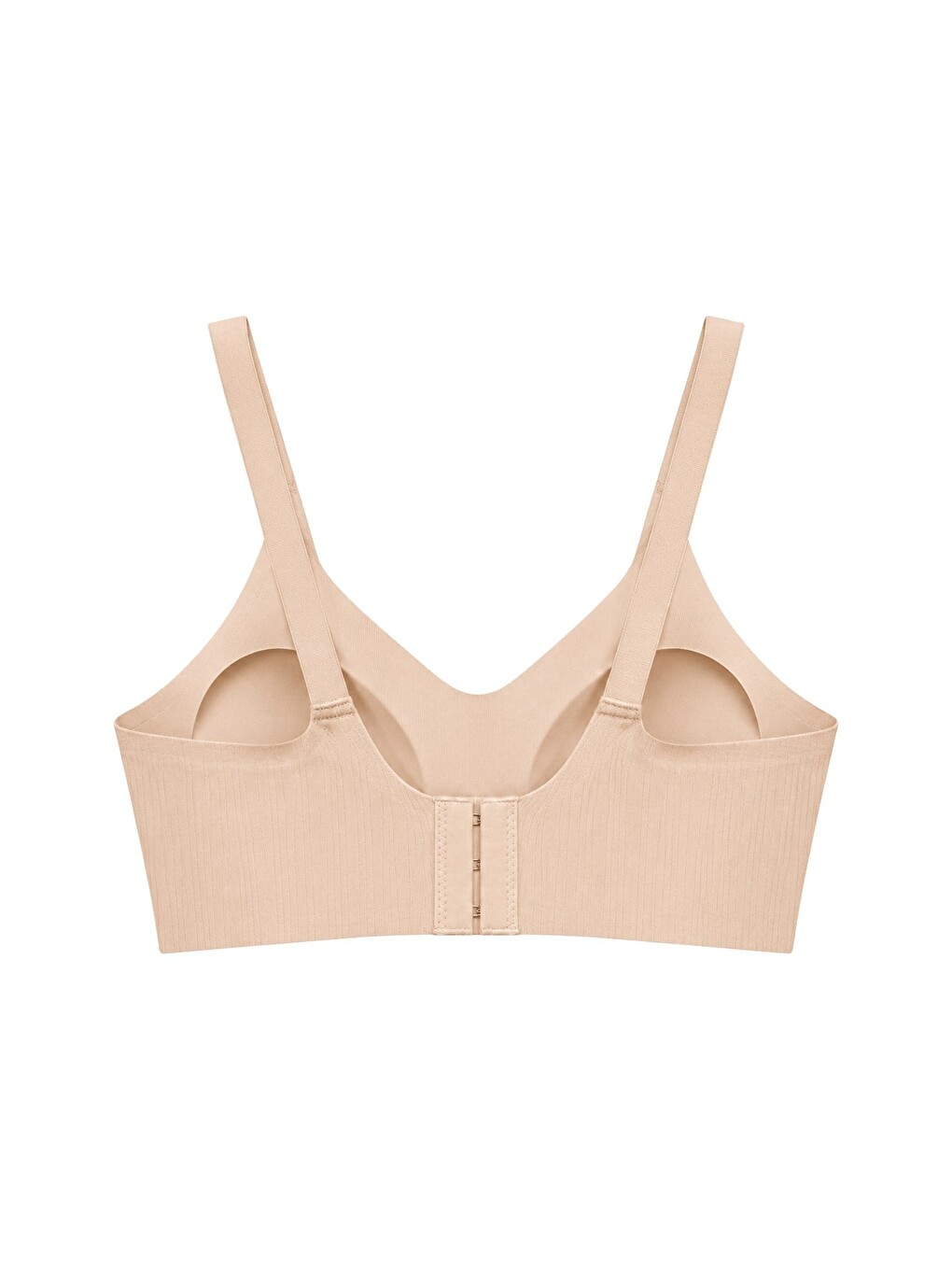 Bej Seamless Bra - Mavelle | Ten Lazer Kesim Klipsli Ve Çıtçıtlı Önü Açılabilir Emzirme Sütyeni-1