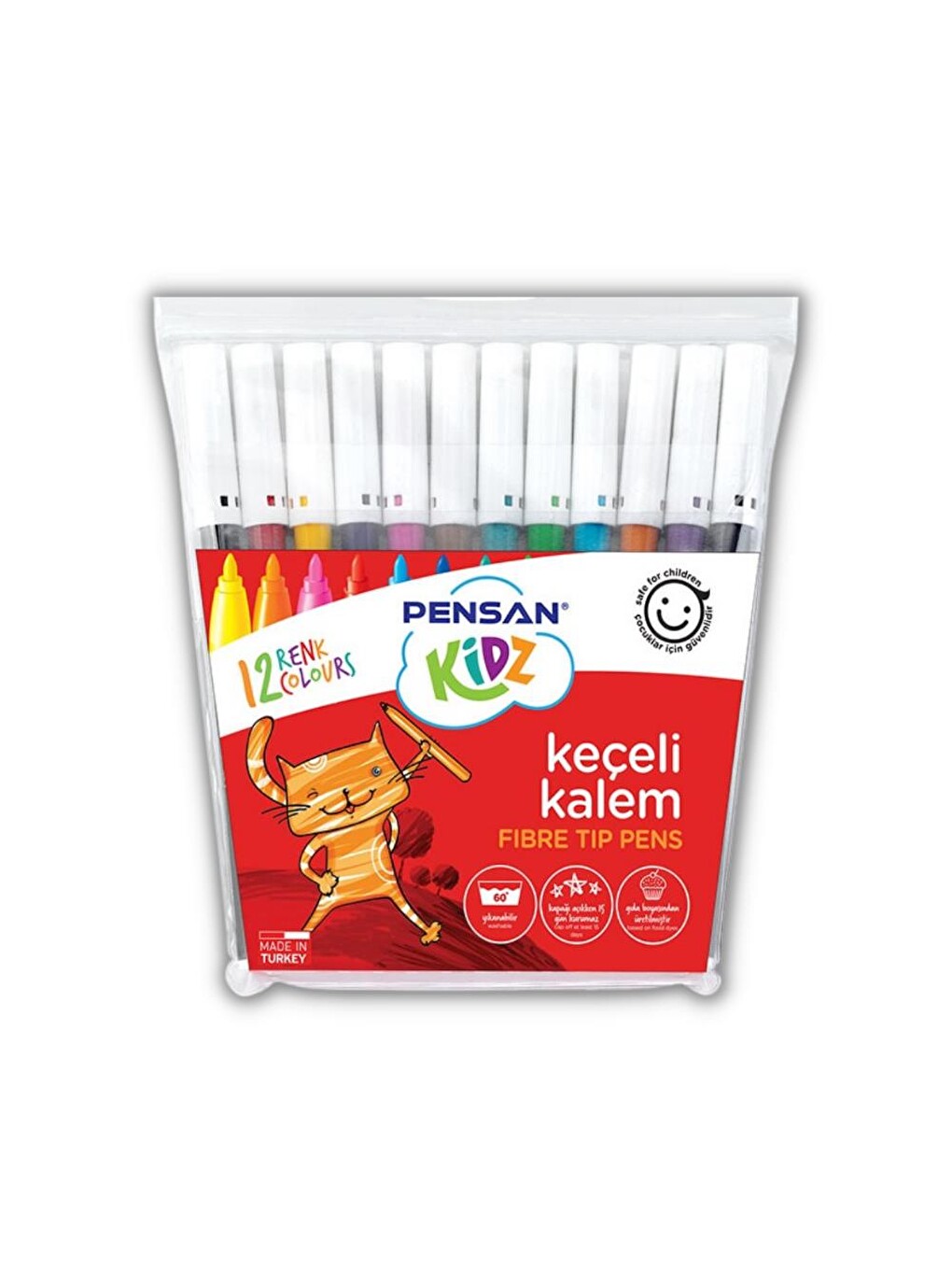 Keçeli Kalem 12 Lı Renk Keçeli Kalem 1 Paket-1