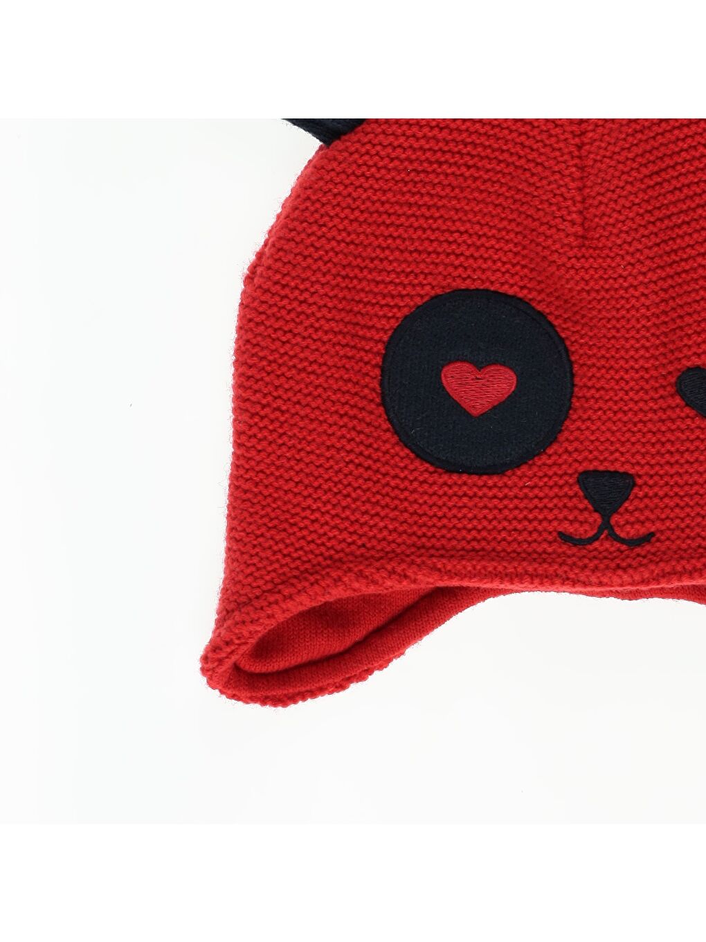 Kırmızı Kız Çocuk Şapka-2