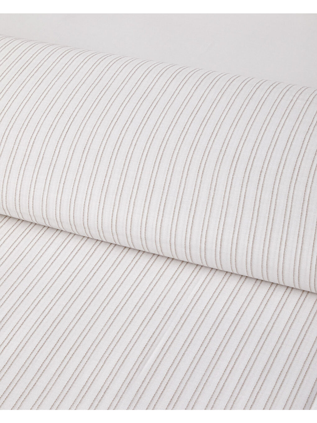 Stitch Line İpliği Boyalı Tek Kişilik Nevresim Takımı 160x220 cm Bej-2