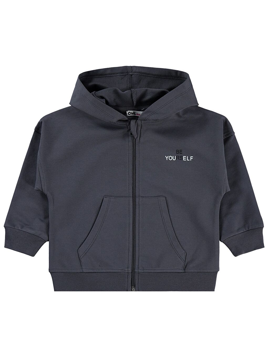 Antrasit Girls 2-5 Yaş Hırka - Gri