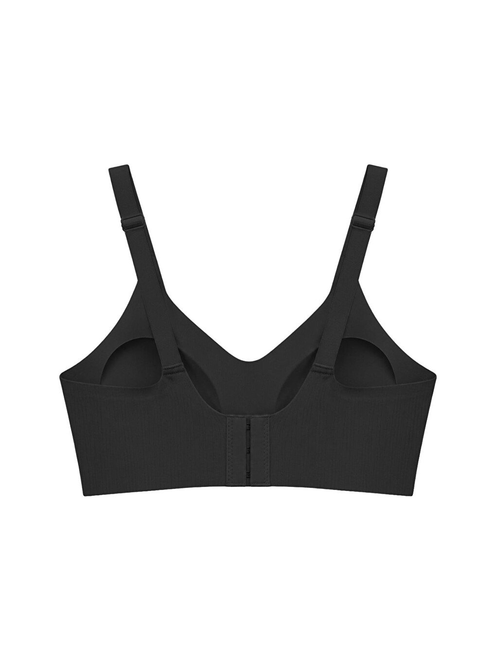 Seamless Bra - Mavelle | Siyah Lazer Kesim Klipsli Ve Çıtçıtlı Önü Açılabilir Emzirme Sütyeni-1