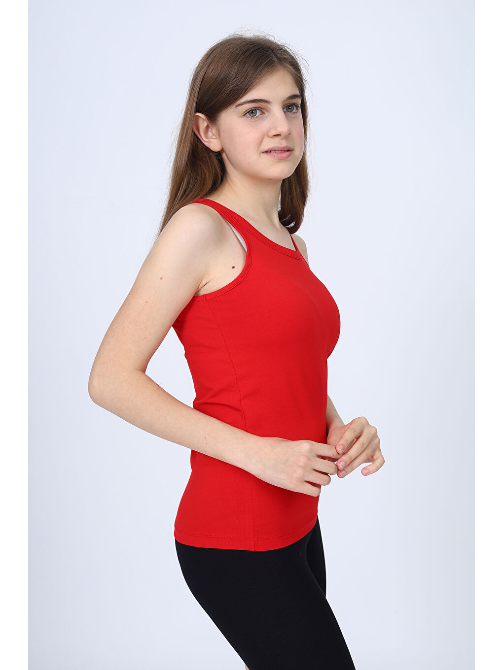 Kırmızı Kız Çocuk Atlet-2