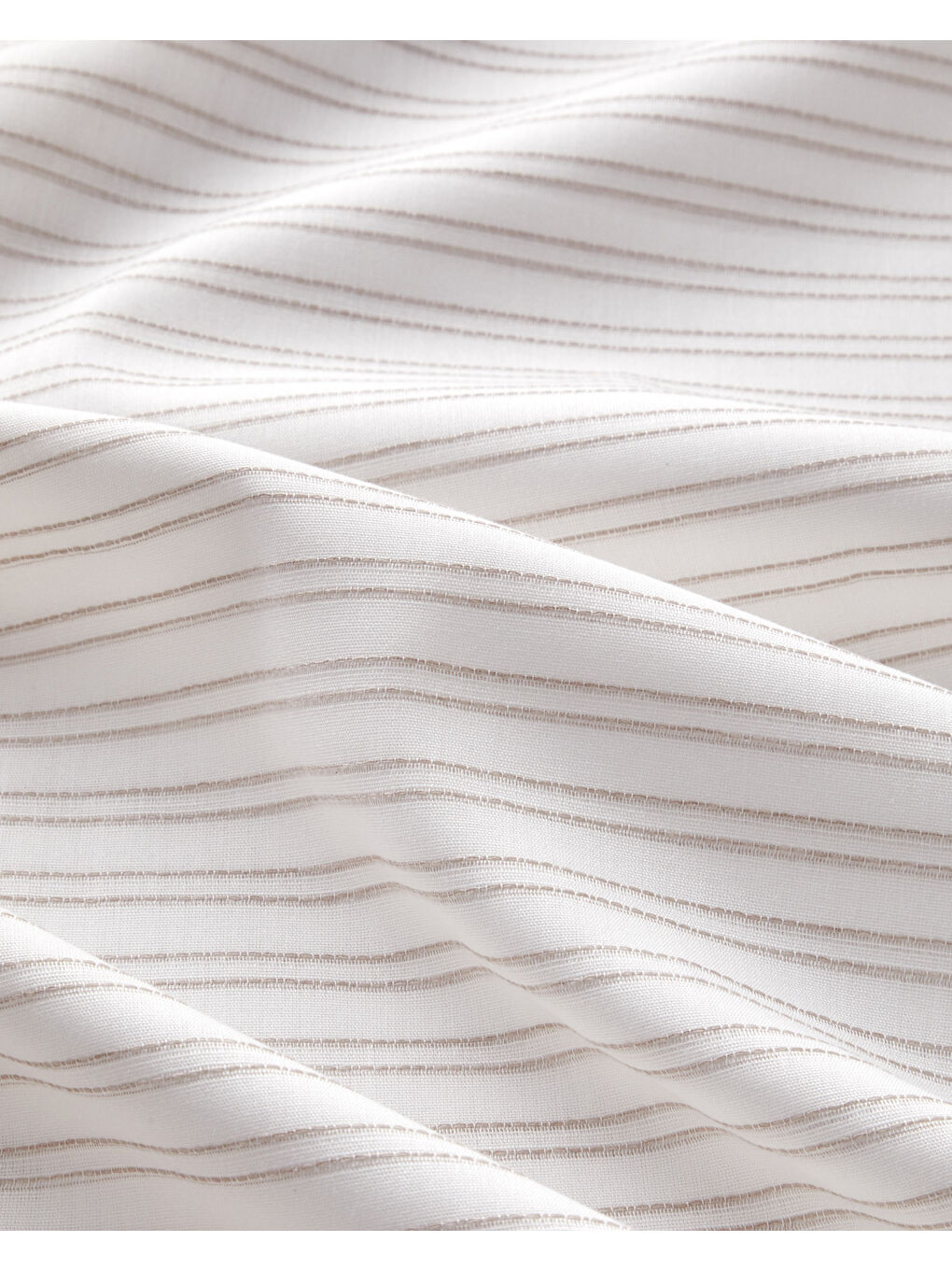 Stitch Line İpliği Boyalı Tek Kişilik Nevresim Takımı 160x220 cm Bej-5