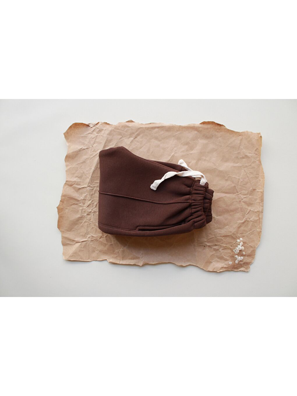 Kahverengi Polarlı Eşofman Altı-3